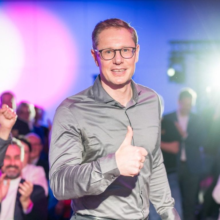 Michael Smolinski nach seinem Auftritt im Publikum